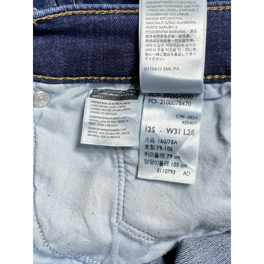 Levi's Classic Straight Jeans Women's 12S W31 L28 Medium Wash Stretch Denim - Picture 11 of 12
